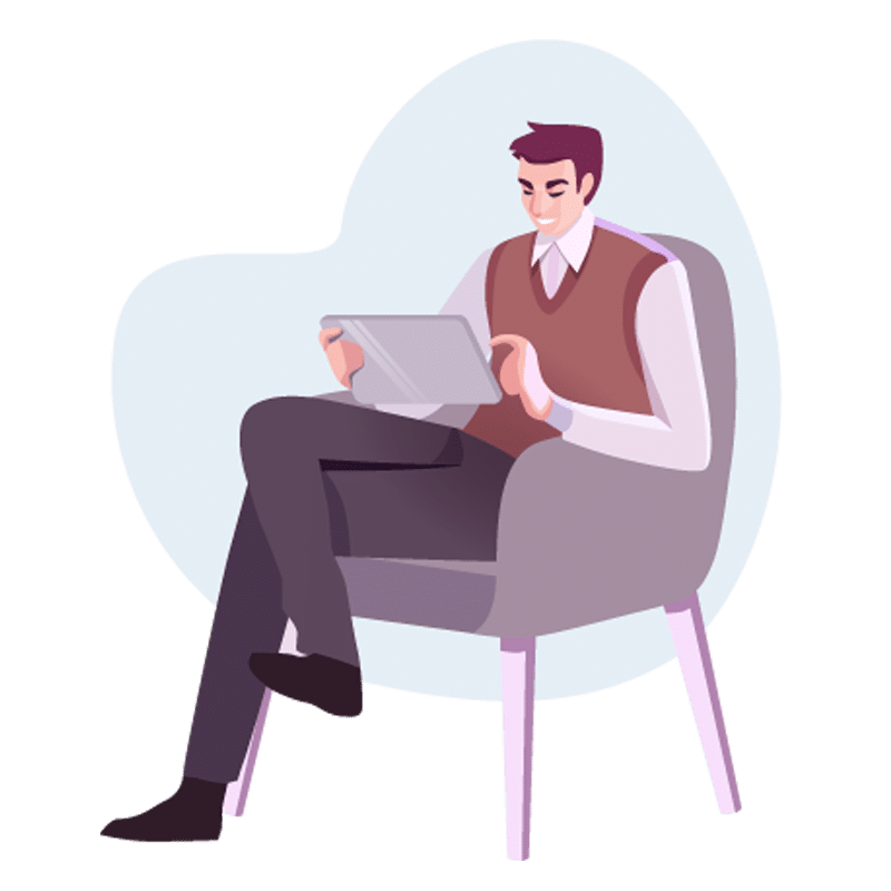 man-sitting-tablet-sofa